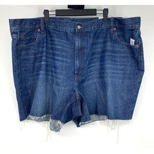 Old Navy Denim Shorts High Rise Slouchy Straight Blue Jean